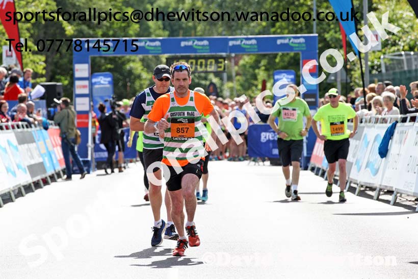 Great North 10k, Gateshead. Photo: David T. Hewitson/Sports for All Pics
